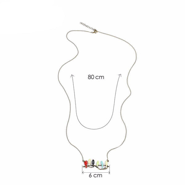 Bird on Branch Necklace