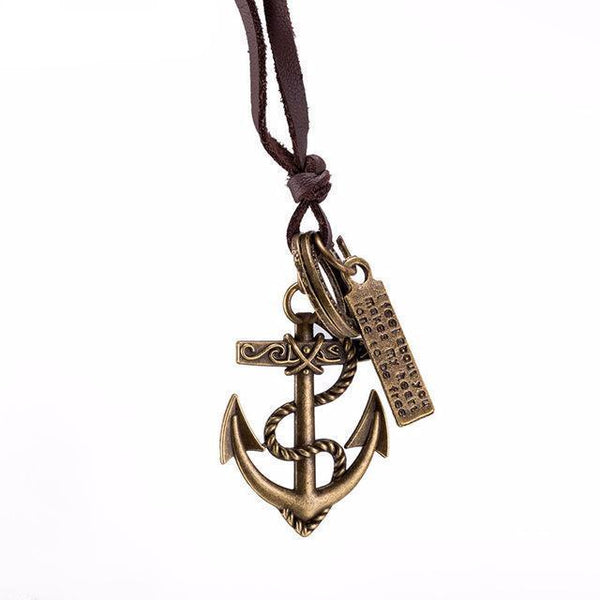 Vintage Anchor Charm Necklaces