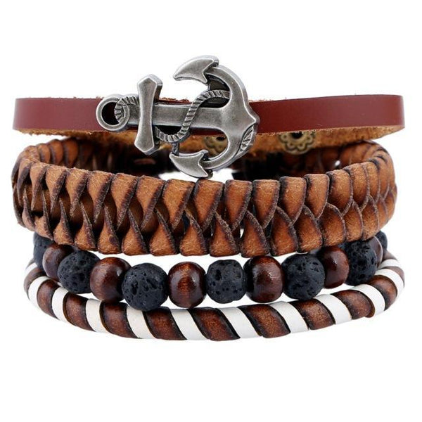 Punk Leather Bracelet