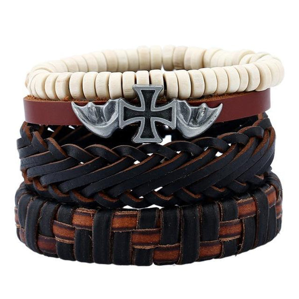 Punk Leather Bracelet