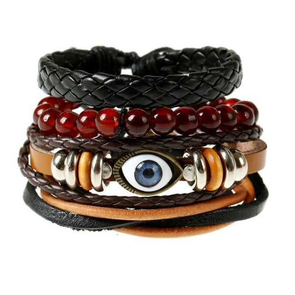 Punk Leather Bracelet
