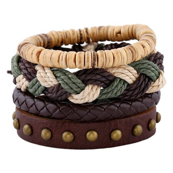 Punk Leather Bracelet