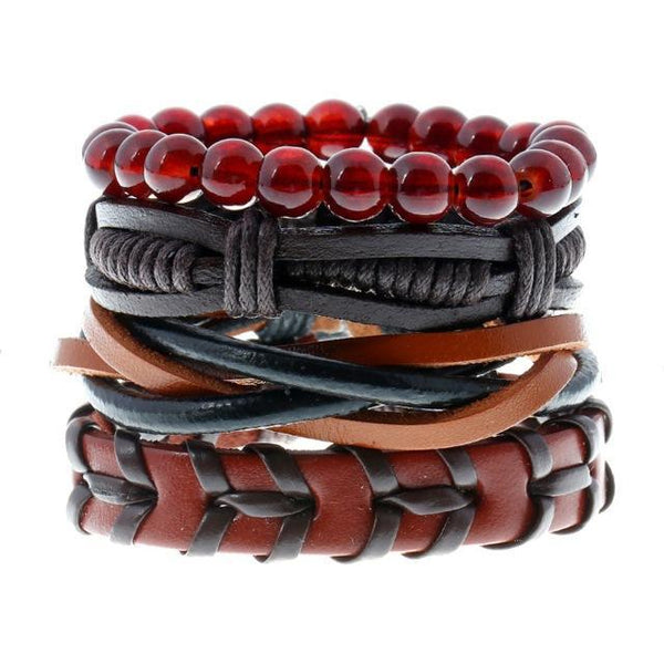 Punk Leather Bracelet