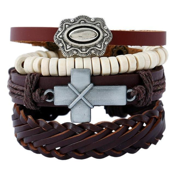 Punk Leather Bracelet